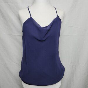blue halter style blouse